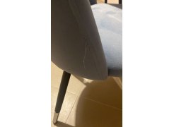 Стул на металлокаркасе Gabi blue / black фото покупателя 99