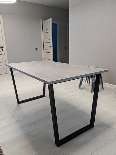 Деревянный стол Лота Лофт 140х80 дуб крафт табачный / черный матовый фото покупателя 869