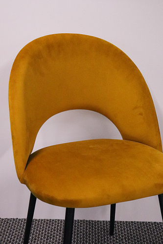 Стул на металлокаркасе Ирре светло-коричневый / черный глянец из шоурума 11