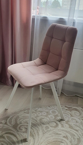 Комплект стульев Чилли 2 шт бежевый / черный фото покупателя 1513