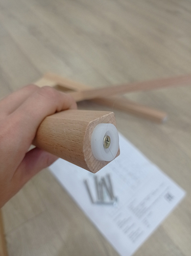 Стул Bonuss blue / wooden legs фото покупателя 67