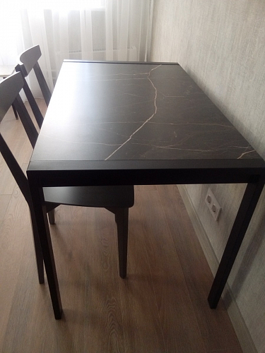 Стол Центавр дуб галифакс / черный матовый фото покупателя 66