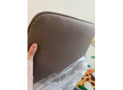 Стул на металлокаркасе Вейв светло-серый (hl 63) / 10К черный каркас фото покупателя 71