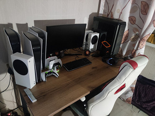 Деревянный стол Лота Лофт 120x75 дуб крафт табачный / черный матовый фото покупателя 499