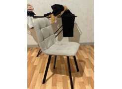 Стул на металлокаркасе Чилли горчичный / белый фото покупателя 523