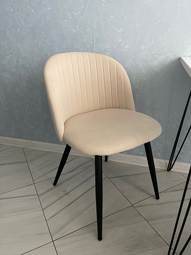 Стул на металлокаркасе Gabi latte / gold / black фото покупателя 728