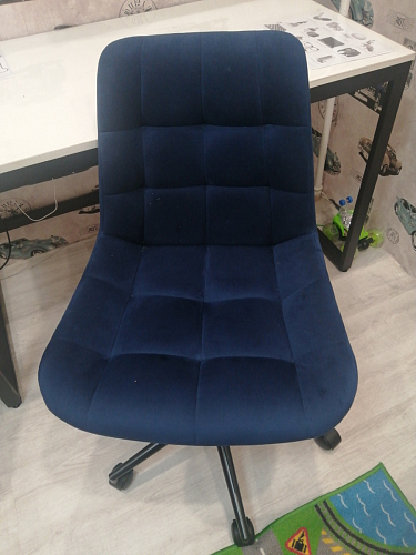 Компьютерное кресло Честер кирпичный / черный фото покупателя 34