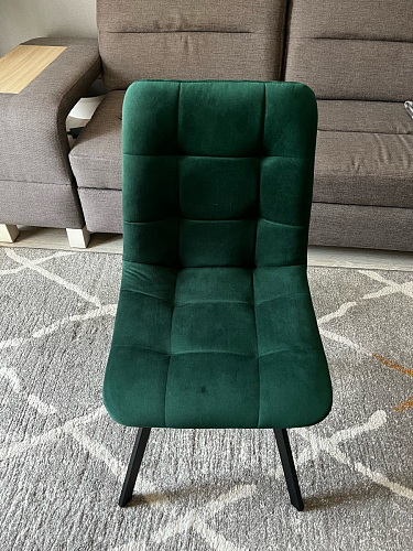 Стул на металлокаркасе Чилли бирюзовый / черный фото покупателя 744