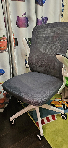 Компьютерное кресло Konfi gray / blue / white фото покупателя 263