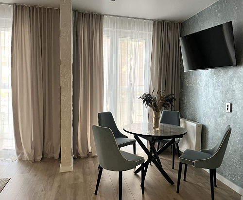 Стул на металлокаркасе Kora light blue / white фото покупателя 302