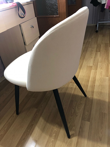 Стул на металлокаркасе Gabi 1 line light blue / black фото покупателя 81