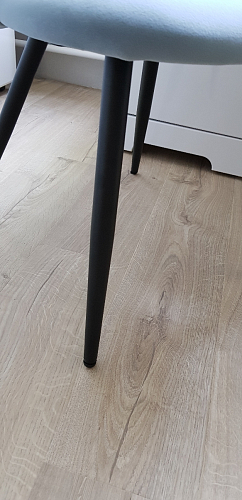 Стул на металлокаркасе Gabi 1 light purple / black / gold фото покупателя 285