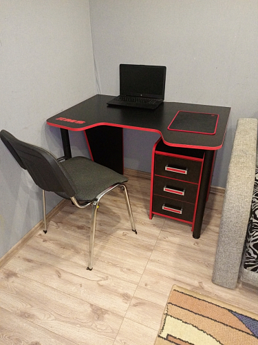 Тумба Ханна черная / красная - Уцененный экземпляр фото покупателя 92