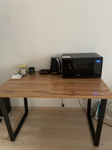 Стол раскладной Лота Лофт 120 25 мм юта / черный матовый фото покупателя 862