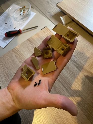 Стол письменный Kiwi белый  - Уцененный экземпляр фото покупателя 12