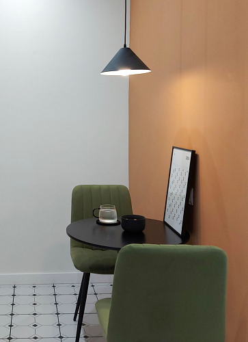 Стул на металлокаркасе Дани П бежевый / черный фото покупателя 6