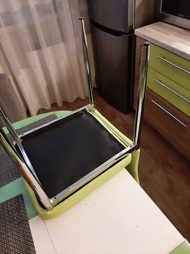 Стул на металлокаркасе DC2-001 green / black фото покупателя 19