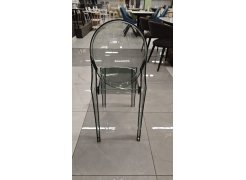 Пластиковый стул Victoria clear gray из шоурума 3