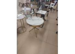 Журнальный столик Monika 50х55 marble / gold из шоурума 1