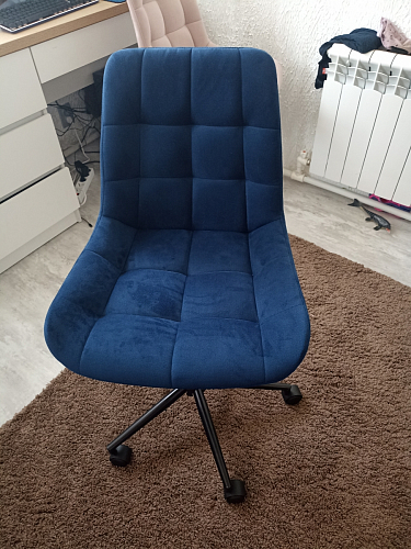 Компьютерное кресло Честер кирпичный / черный фото покупателя 52