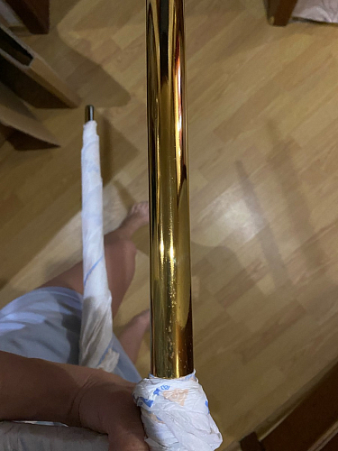 Стул на металлокаркасе Dabl 01 champagne / gold фото покупателя 146