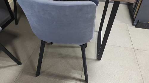 Стул на металлокаркасе Челси бежевый / черный фото покупателя 171