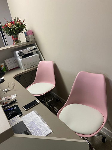 Компьютерное кресло Kolin с подушкой clear / white фото покупателя 351