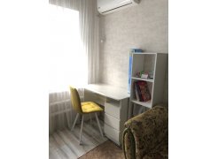 Стул на металлокаркасе Чилли синяя ткань / белый фото покупателя 350