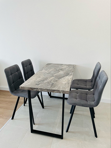 Комплект стульев Чилли 2 шт бежевый / черный фото покупателя 415