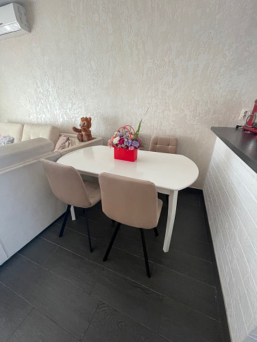 Стул на металлокаркасе Чилли К черный / зеленый фото покупателя 169