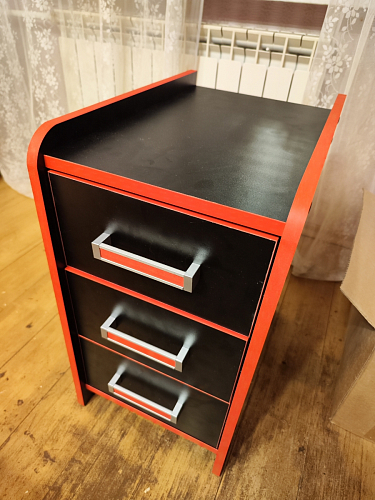Тумба Ханна черная / красная - Уцененный экземпляр фото покупателя 74