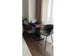 Письменный стол Леон Лофт бетон / черный матовый фото покупателя 81