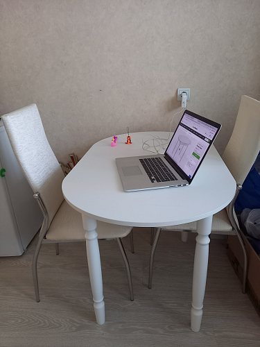 Стол деревянный Леттере белый фото покупателя 6