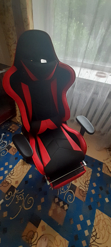 Компьютерное кресло Kano черное / красное фото покупателя 70