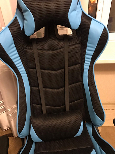 Компьютерное кресло Kano 1 light blue / black фото покупателя 85