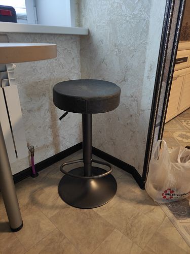 Барный стул Logo черный фото покупателя 4