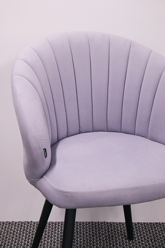 Стул на металлокаркасе Бэнбу velutto 05 / белый из шоурума 4