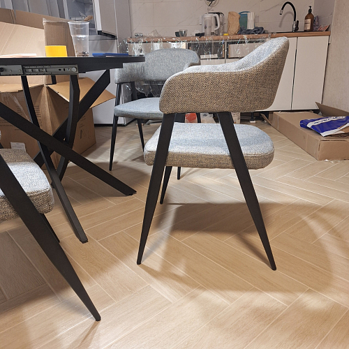 Стул на металлокаркасе Twin gray / black фото покупателя 23