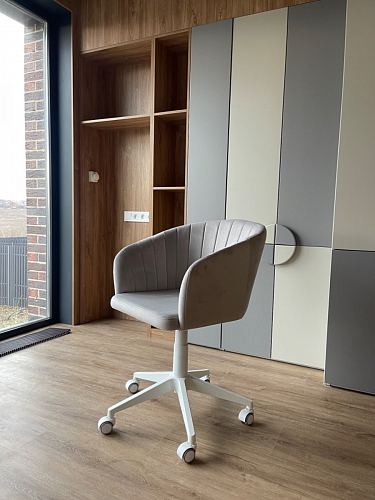 Компьютерное кресло Тибо 01 светло-коричневый / черный фото покупателя 11