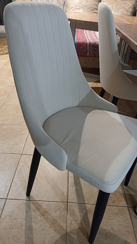 Стул на металлокаркасе Kora gray / black фото покупателя 42