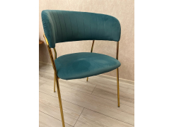 Стул на металлокаркасе Kamelia темно-серый / золотой фото покупателя 52