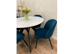 Стул на металлокаркасе Gabi gray / black фото покупателя 310