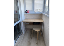 Письменный стол Клер Лофт дуб вотан / черный матовый фото покупателя 11