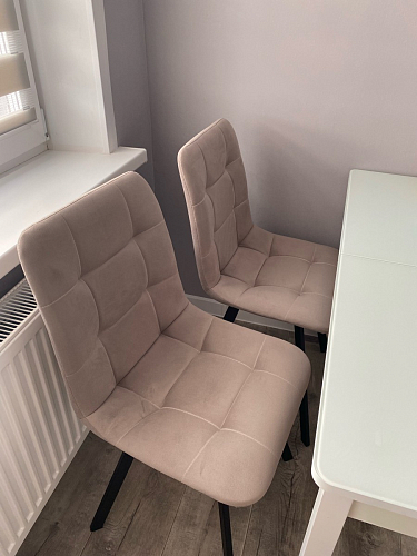 Стул на металлокаркасе Чилли бирюзовый / черный фото покупателя 1437