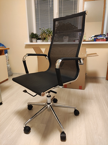 Компьютерное кресло Reus золотой / черный фото покупателя 2