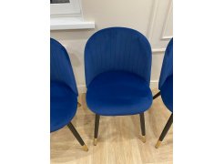 Стул на металлокаркасе Gabi 1 бежевый / черный с серебряными наконечниками фото покупателя 583