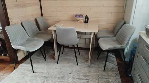 Комплект стульев Седа К 2 шт латте / черный фото покупателя 286