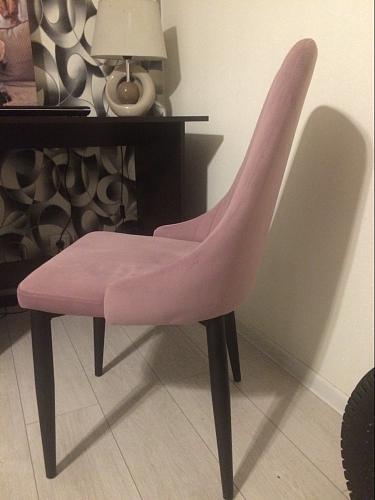 Стул на металлокаркасе Kora light blue / white фото покупателя 41