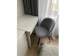 Стул на металлокаркасе Gabi 1 gray / black фото покупателя 820