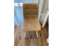 Стул на металлокаркасе Чилли горчичный / белый фото покупателя 208